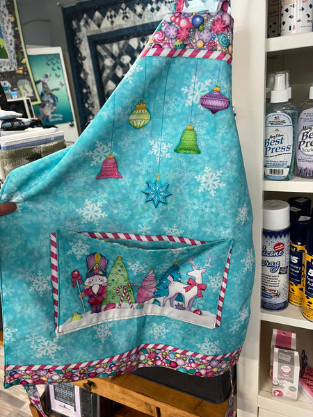 Merry and Bright Kids Apron and Gift Bag Kit