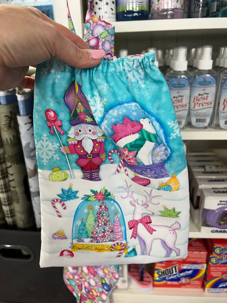 Merry and Bright Kids Apron and Gift Bag Kit