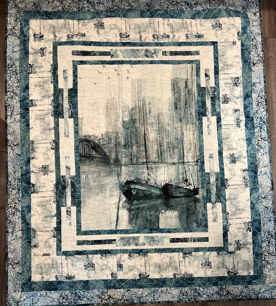 City Harbour Lap Quilt Kit